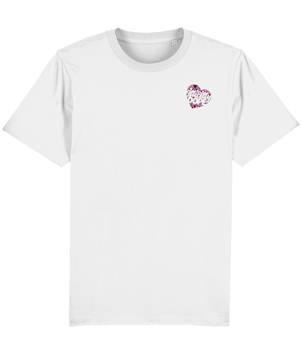 Pink Heart Logo T - Printed