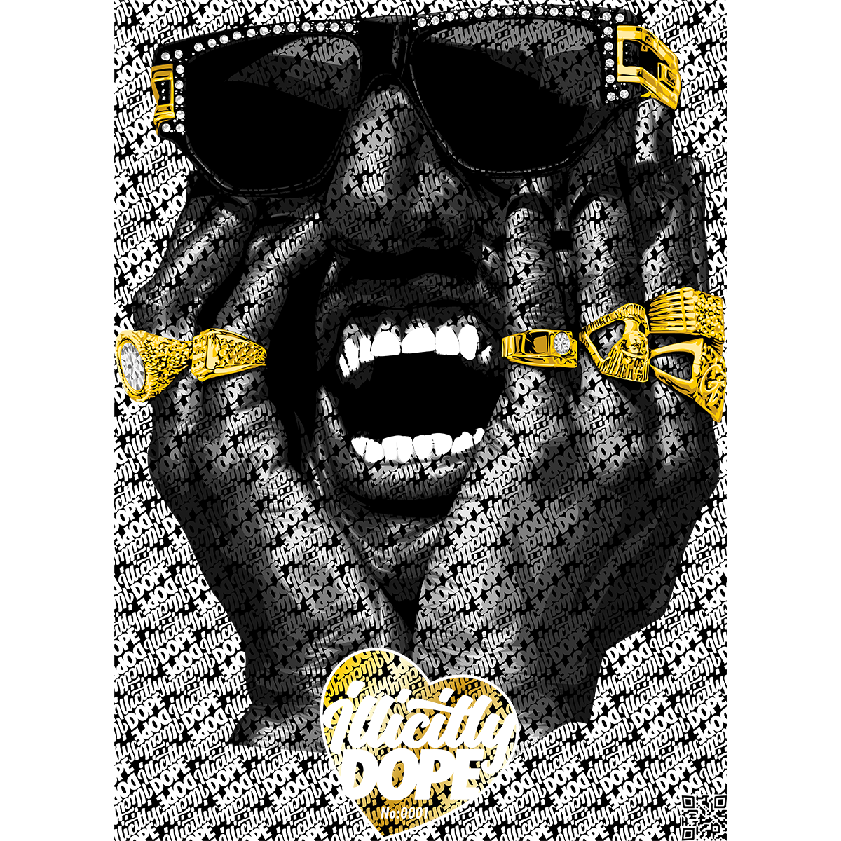 Shock G Pattern - Oversize Hoody