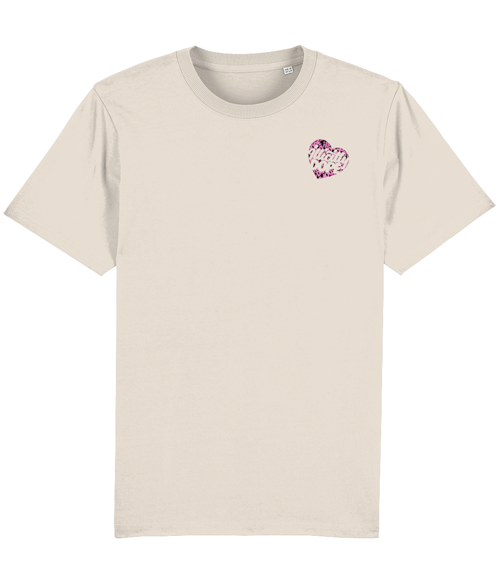 Pink Heart Logo T - Printed